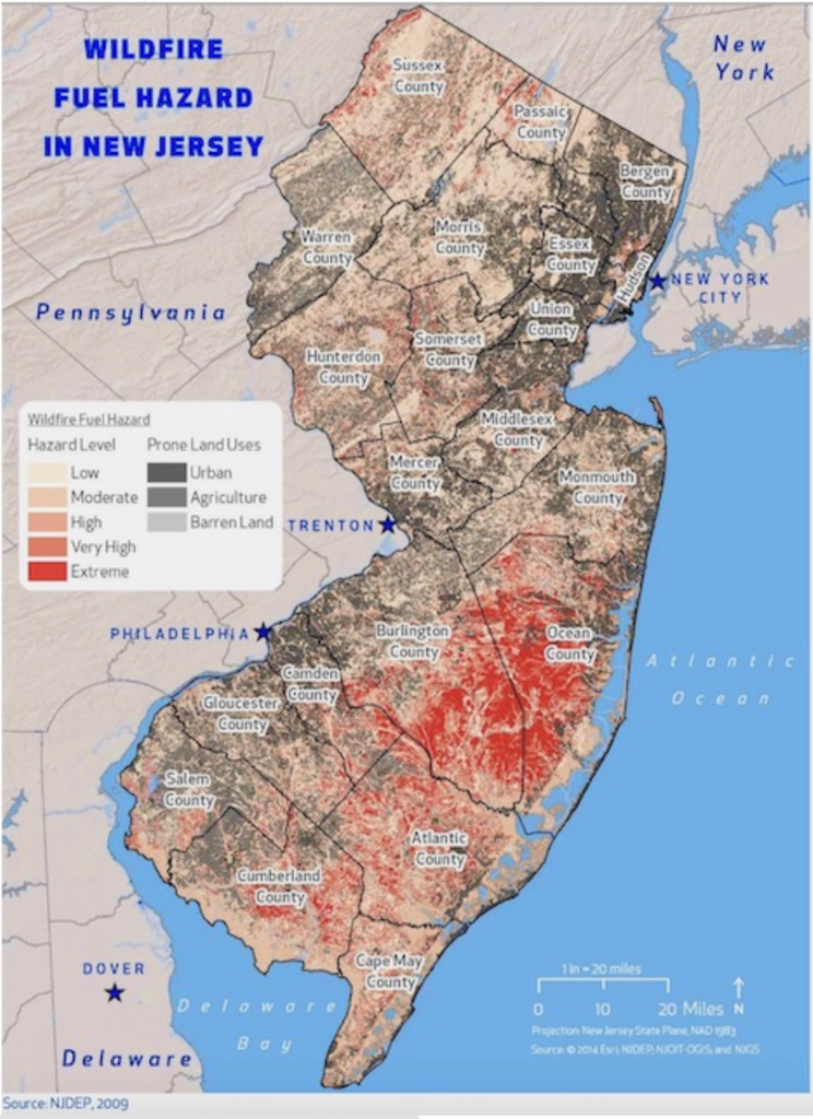 Different Maps Of NJ Wildfire Risks Tell Very Different Stories And ...